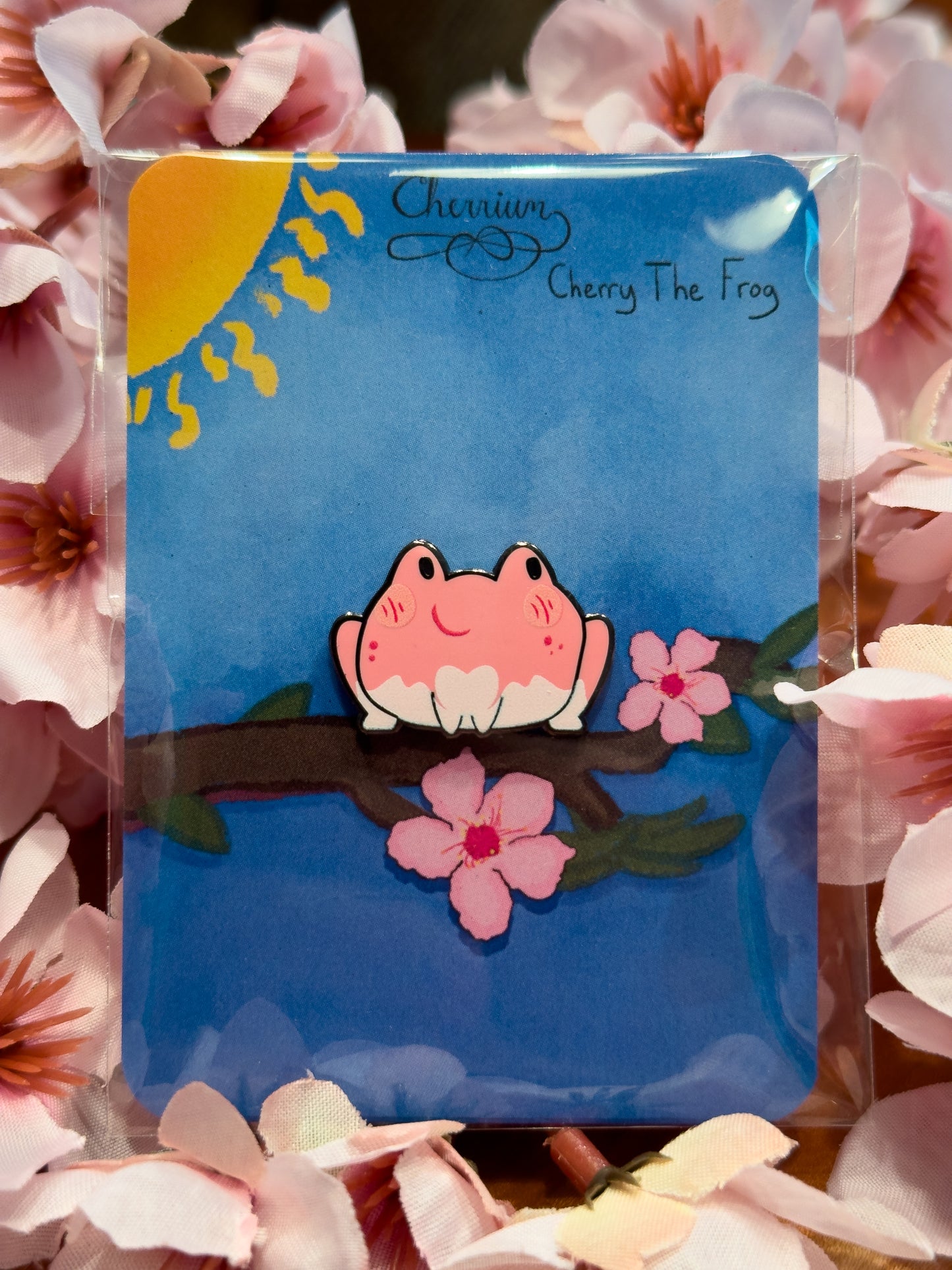 Cherry The Frog Pin