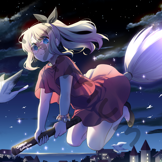 Moonlit Glide Wallpaper