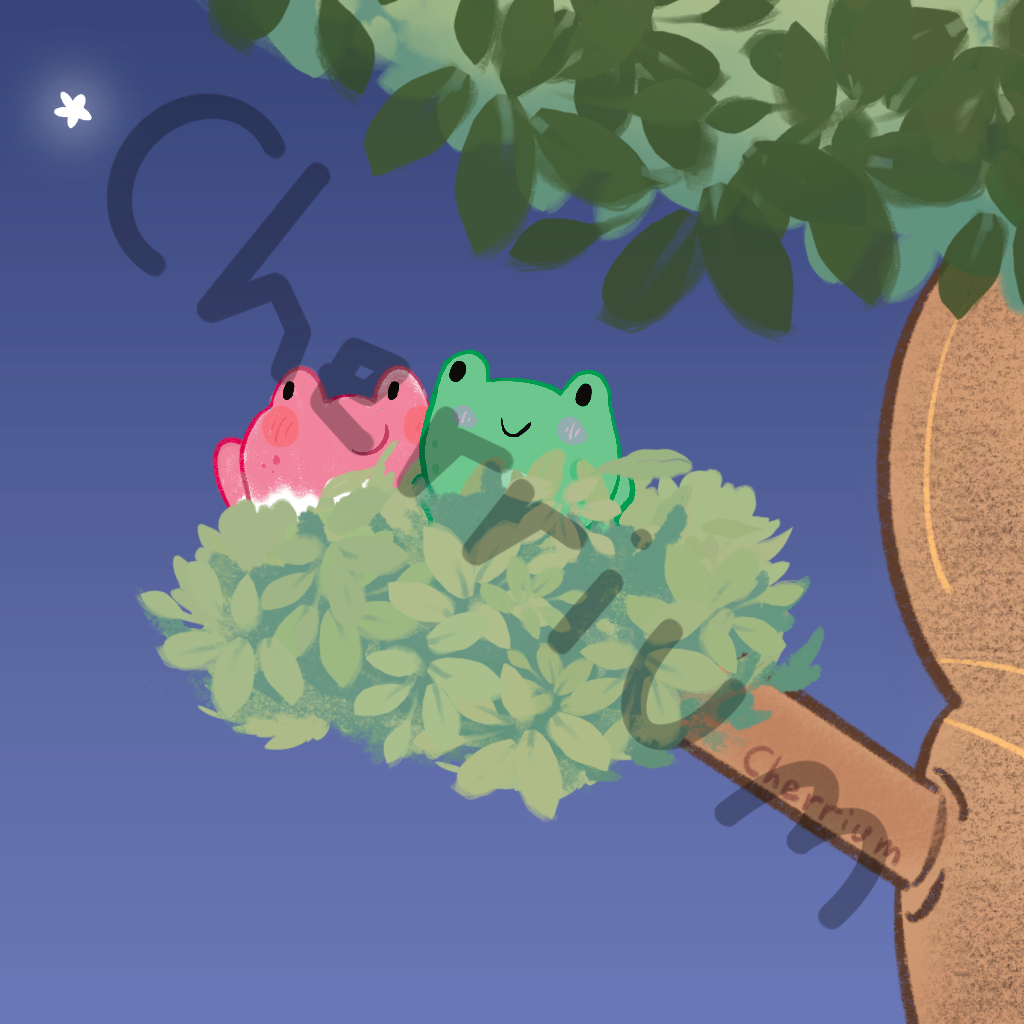 Frog Tree Wallpaper